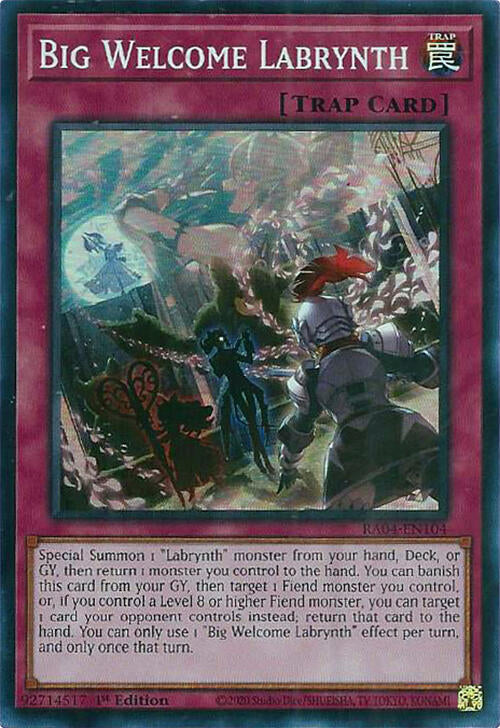 Big Welcome Labrynth [RA04-EN104] Super Rare | Rock City Comics