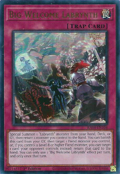 Big Welcome Labrynth [RA04-EN104] Ultra Rare | Rock City Comics