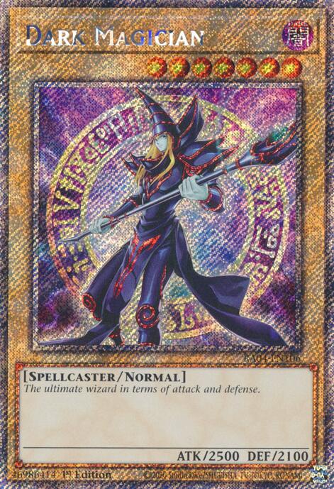 Dark Magician (8th Art) [RA04-EN106] Platinum Secret Rare | Rock City Comics