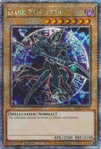 Dark Magician (7th Art) [RA04-EN106] Quarter Century Secret Rare | Rock City Comics