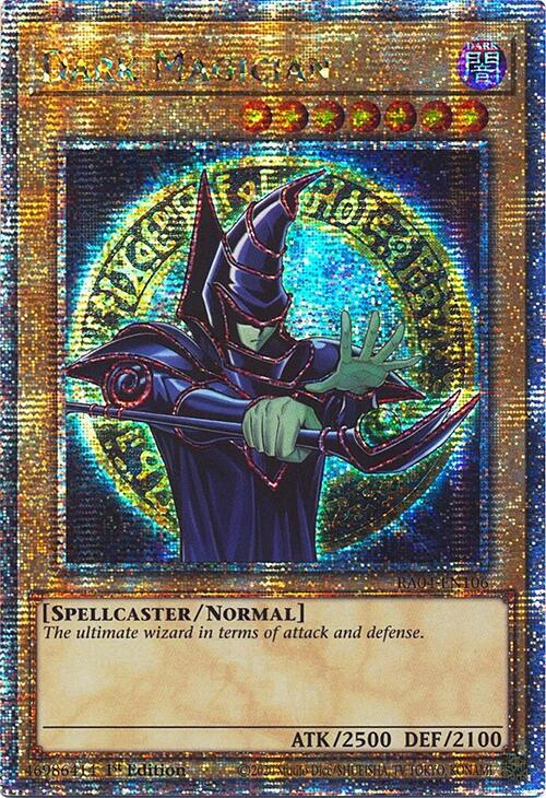 Dark Magician (9th Art) [RA04-EN106] Quarter Century Secret Rare | Rock City Comics
