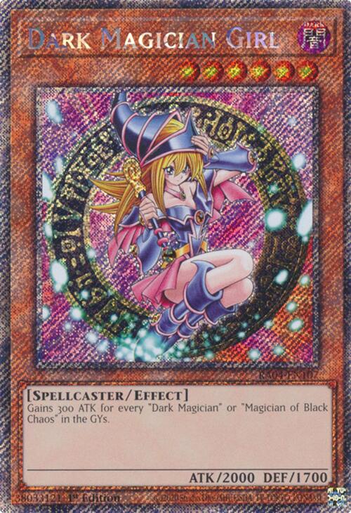 Dark Magician Girl (3rd Art) [RA04-EN107] Platinum Secret Rare | Rock City Comics