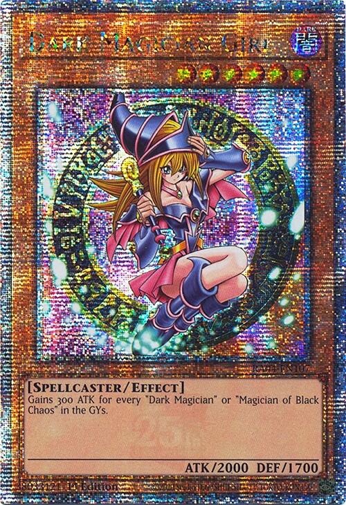 Dark Magician Girl (3rd Art) [RA04-EN107] Quarter Century Secret Rare | Rock City Comics