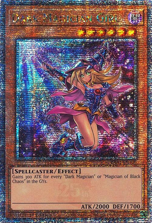 Dark Magician Girl (7th Art) [RA04-EN107] Quarter Century Secret Rare | Rock City Comics