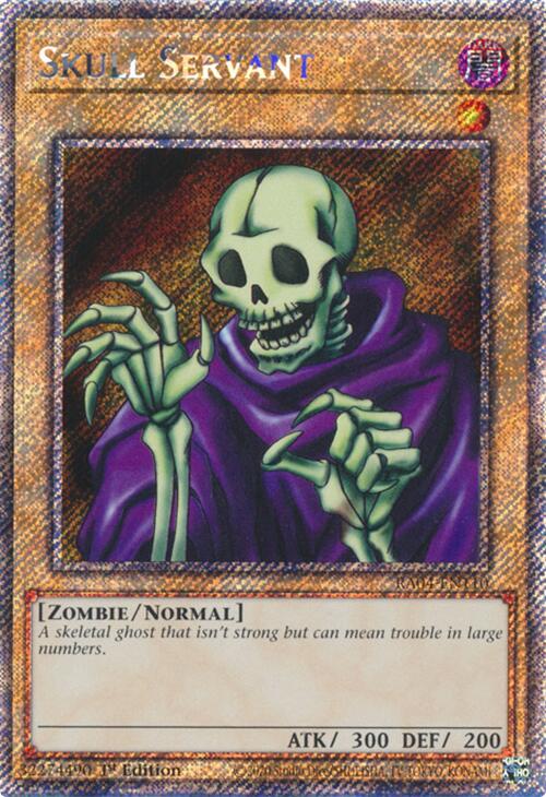 Skull Servant [RA04-EN110] Platinum Secret Rare | Rock City Comics