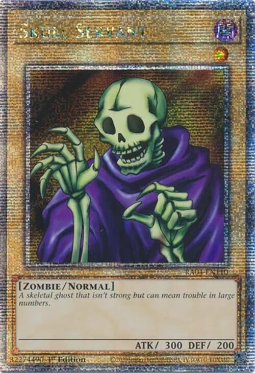 Skull Servant [RA04-EN110] Quarter Century Secret Rare | Rock City Comics