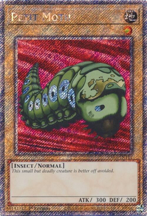 Petit Moth [RA04-EN111] Platinum Secret Rare | Rock City Comics