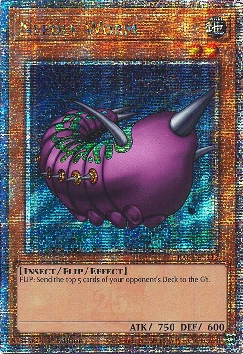 Needle Worm [RA04-EN112] Quarter Century Secret Rare | Rock City Comics