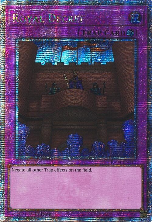 Royal Decree [RA04-EN113] Quarter Century Secret Rare | Rock City Comics