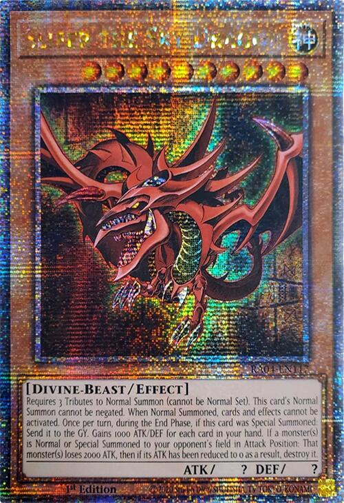 Slifer the Sky Dragon [RA04-EN117] Quarter Century Secret Rare | Rock City Comics