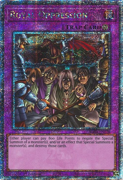 Royal Oppression [RA04-EN120] Quarter Century Secret Rare | Rock City Comics
