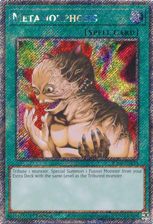 Metamorphosis [RA04-EN123] Platinum Secret Rare | Rock City Comics