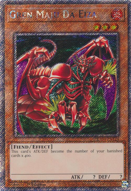 Gren Maju Da Eiza [RA04-EN124] Platinum Secret Rare | Rock City Comics