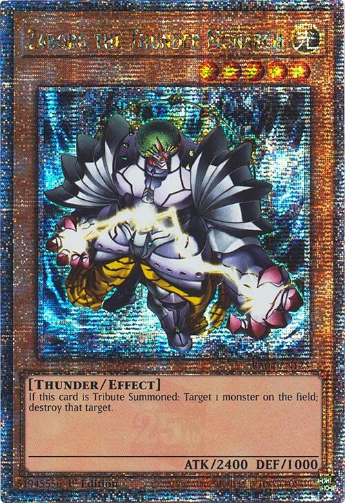 Zaborg the Thunder Monarch [RA04-EN125] Quarter Century Secret Rare | Rock City Comics