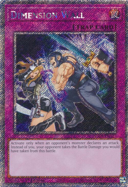 Dimension Wall [RA04-EN127] Platinum Secret Rare | Rock City Comics