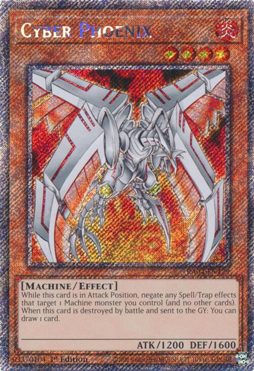 Cyber Phoenix [RA04-EN129] Platinum Secret Rare | Rock City Comics