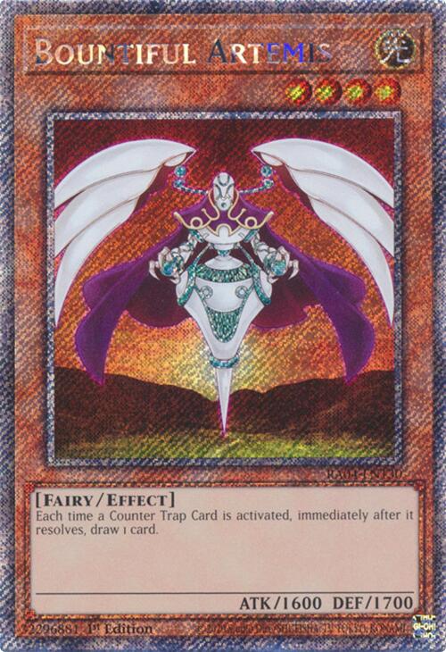 Bountiful Artemis [RA04-EN130] Platinum Secret Rare | Rock City Comics
