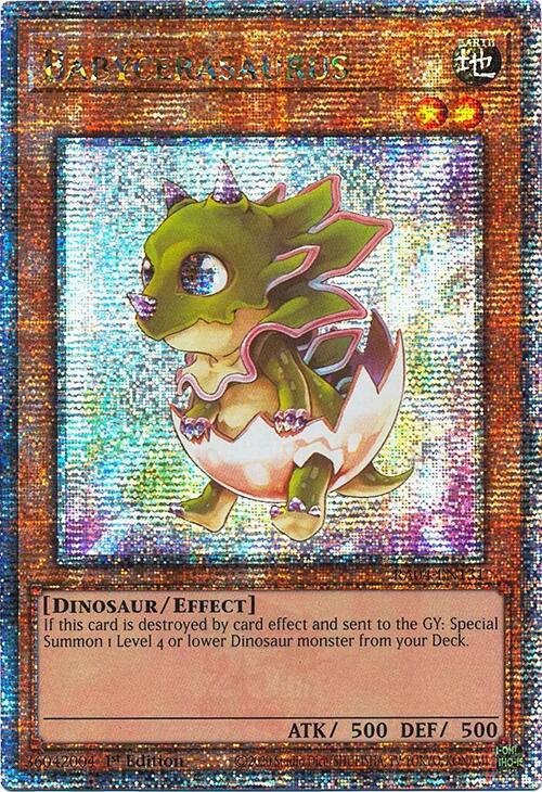 Babycerasaurus [RA04-EN131] Quarter Century Secret Rare | Rock City Comics