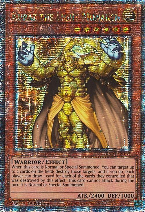 Kuraz the Light Monarch [RA04-EN133] Quarter Century Secret Rare | Rock City Comics