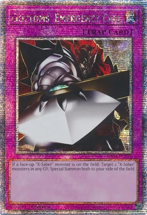 Gottoms' Emergency Call [RA04-EN138] Quarter Century Secret Rare | Rock City Comics