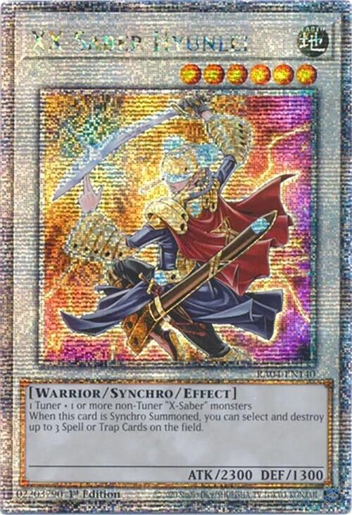 XX-Saber Hyunlei [RA04-EN140] Quarter Century Secret Rare | Rock City Comics