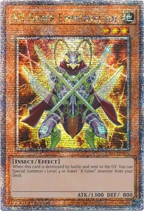 XX-Saber Emmersblade [RA04-EN141] Quarter Century Secret Rare | Rock City Comics