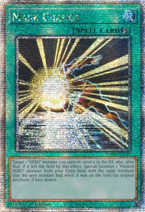 Mask Change [RA04-EN142] Quarter Century Secret Rare | Rock City Comics