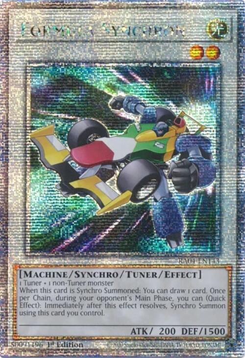 Formula Synchron [RA04-EN143] Quarter Century Secret Rare | Rock City Comics