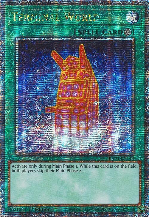 Terminal World [RA04-EN148] Quarter Century Secret Rare | Rock City Comics