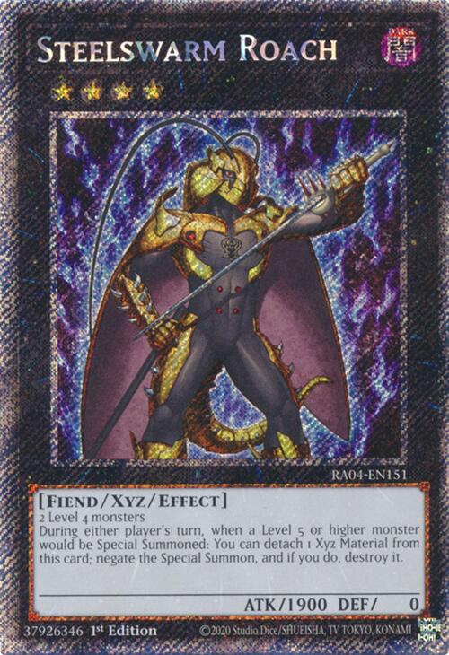 Steelswarm Roach [RA04-EN151] Platinum Secret Rare | Rock City Comics