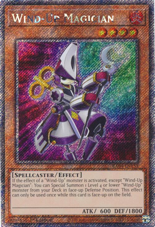 Wind-Up Magician [RA04-EN153] Platinum Secret Rare | Rock City Comics