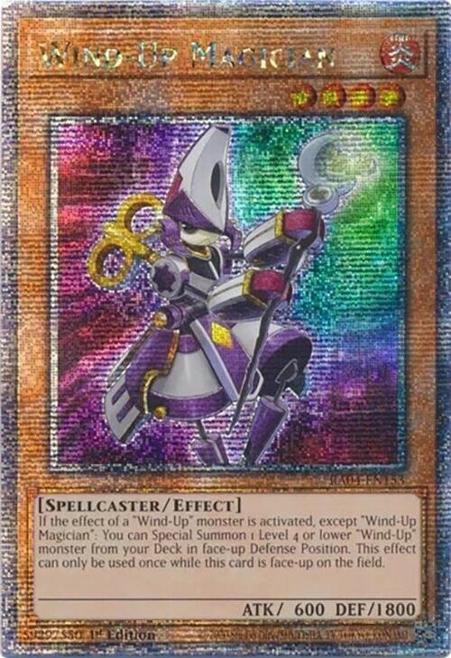 Wind-Up Magician [RA04-EN153] Quarter Century Secret Rare | Rock City Comics