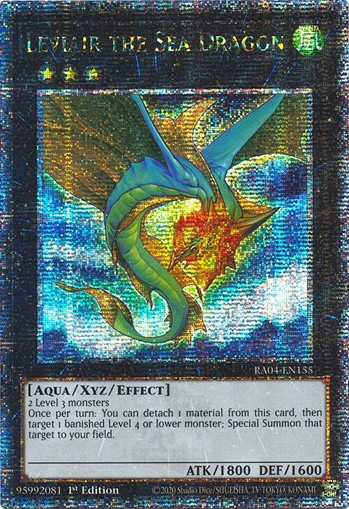 Leviair the Sea Dragon [RA04-EN155] Quarter Century Secret Rare | Rock City Comics