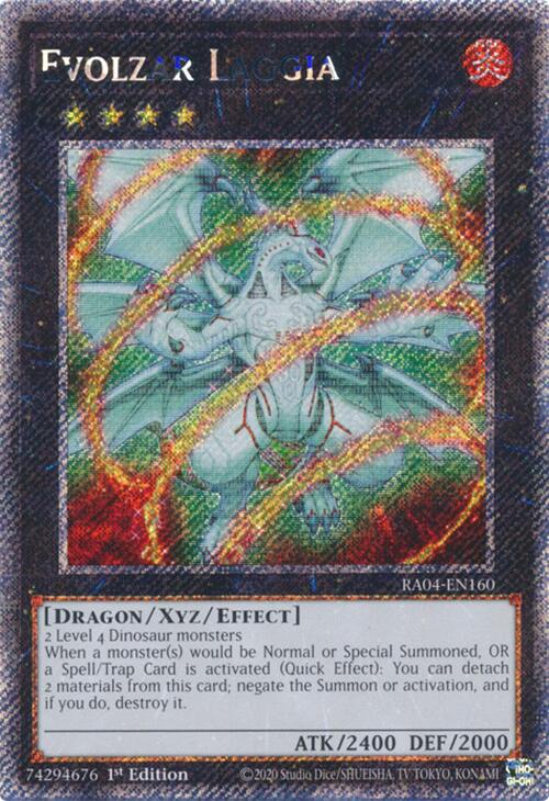 Evolzar Laggia [RA04-EN160] Platinum Secret Rare | Rock City Comics
