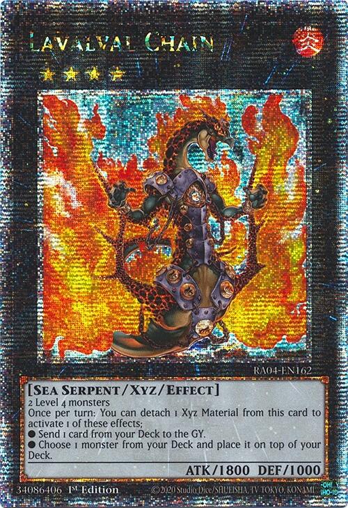 Lavalval Chain [RA04-EN162] Quarter Century Secret Rare | Rock City Comics