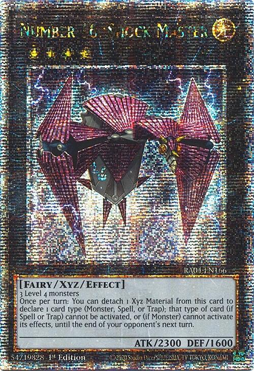Number 16: Shock Master [RA04-EN166] Quarter Century Secret Rare | Rock City Comics