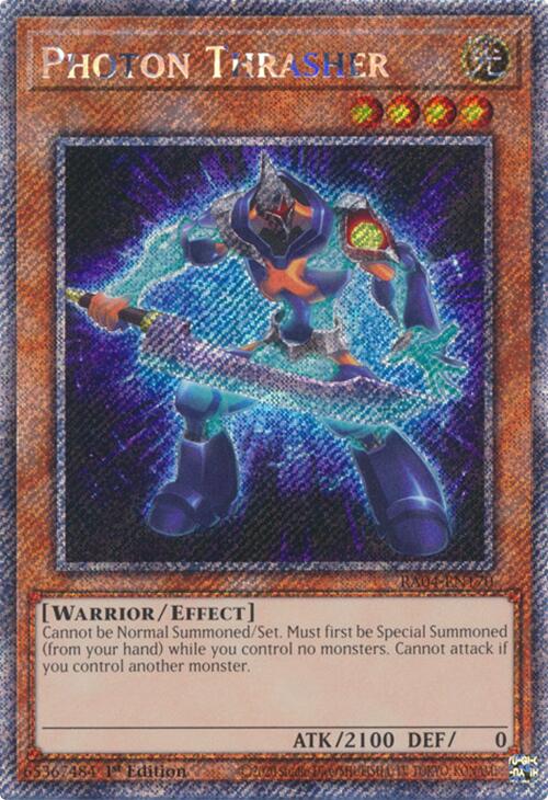 Photon Thrasher [RA04-EN170] Platinum Secret Rare | Rock City Comics