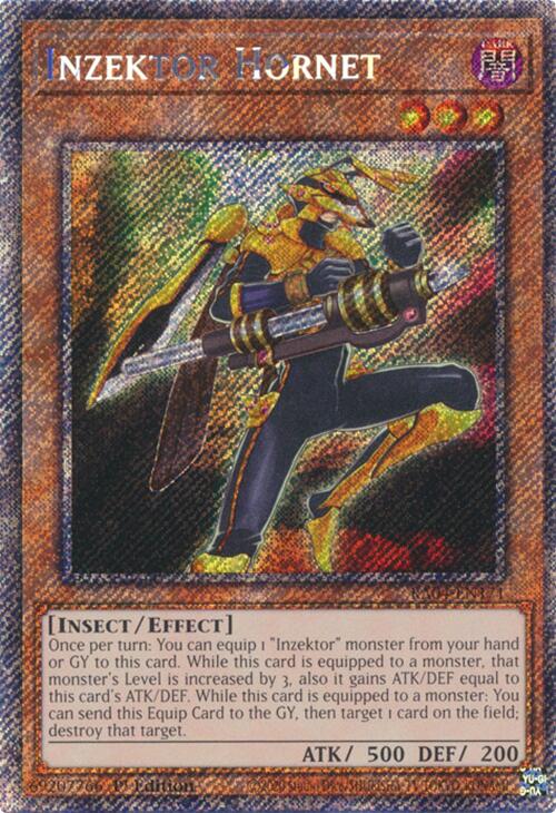 Inzektor Hornet [RA04-EN171] Platinum Secret Rare | Rock City Comics
