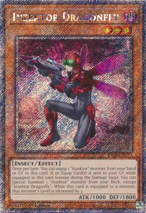 Inzektor Dragonfly [RA04-EN172] Platinum Secret Rare | Rock City Comics