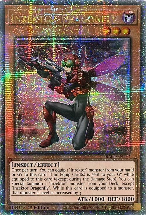 Inzektor Dragonfly [RA04-EN172] Quarter Century Secret Rare | Rock City Comics