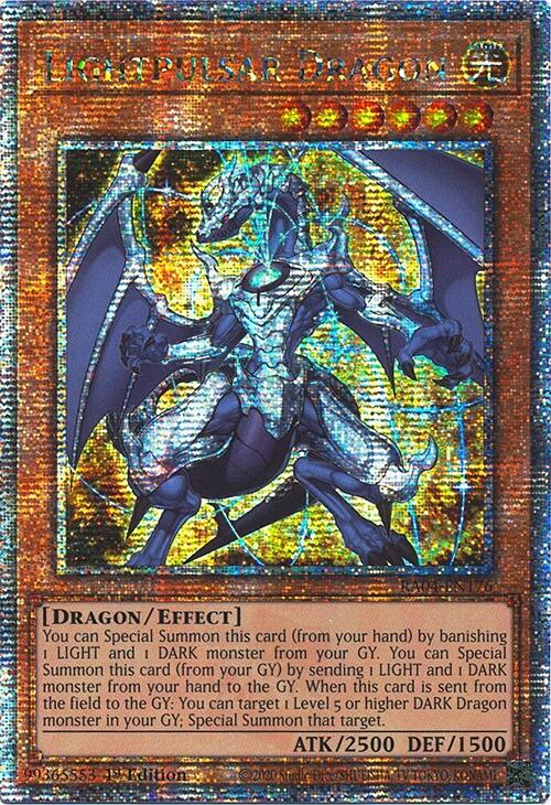 Lightpulsar Dragon [RA04-EN176] Quarter Century Secret Rare | Rock City Comics