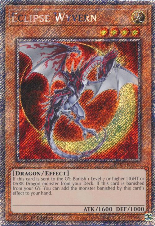 Eclipse Wyvern [RA04-EN177] Platinum Secret Rare | Rock City Comics