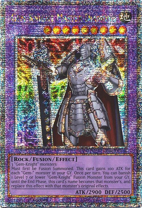 Gem-Knight Master Diamond [RA04-EN178] Quarter Century Secret Rare | Rock City Comics
