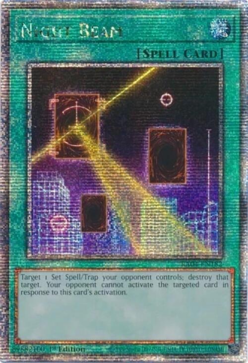 Night Beam [RA04-EN182] Quarter Century Secret Rare | Rock City Comics
