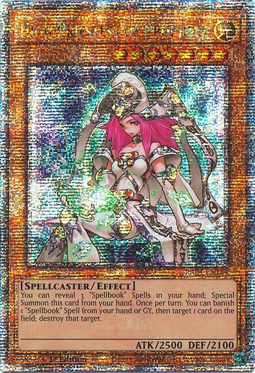 High Priestess of Prophecy [RA04-EN184] Quarter Century Secret Rare | Rock City Comics