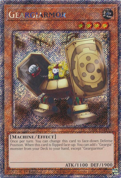 Geargiarmor [RA04-EN187] Platinum Secret Rare | Rock City Comics
