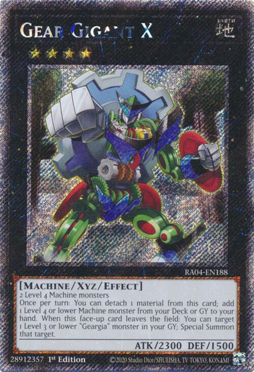 Gear Gigant X [RA04-EN188] Platinum Secret Rare | Rock City Comics