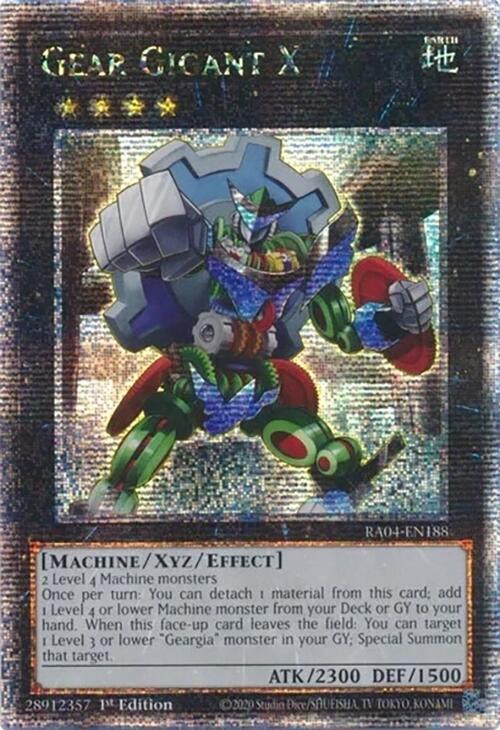 Gear Gigant X [RA04-EN188] Quarter Century Secret Rare | Rock City Comics