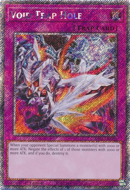 Void Trap Hole [RA04-EN190] Platinum Secret Rare | Rock City Comics