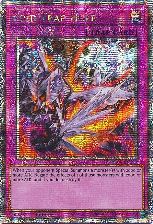 Void Trap Hole [RA04-EN190] Quarter Century Secret Rare | Rock City Comics